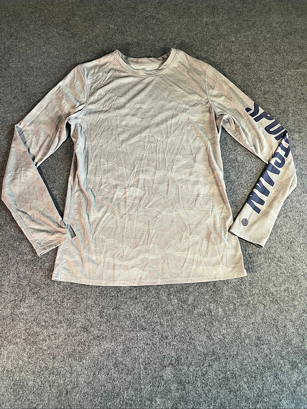 World Wide Sportsman Abstract Long Sleeve Top Size XS